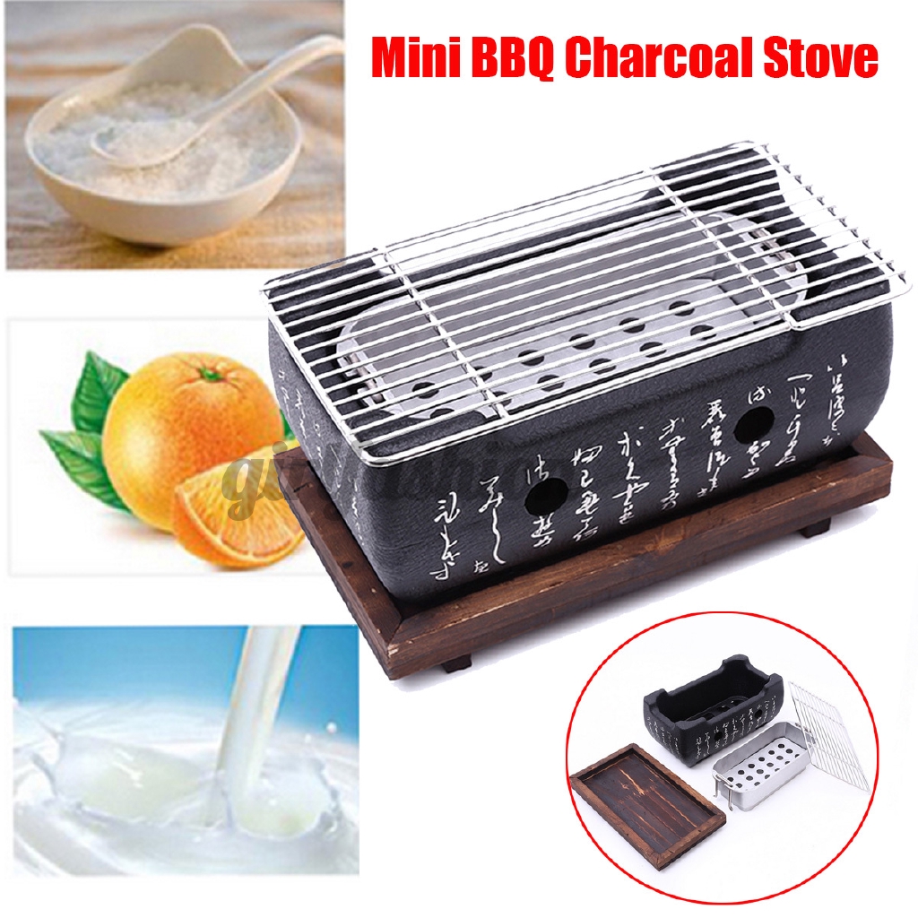 Japanese Korean Ceramic Hibachi BBQ Table Grill Yakitori Barbecue