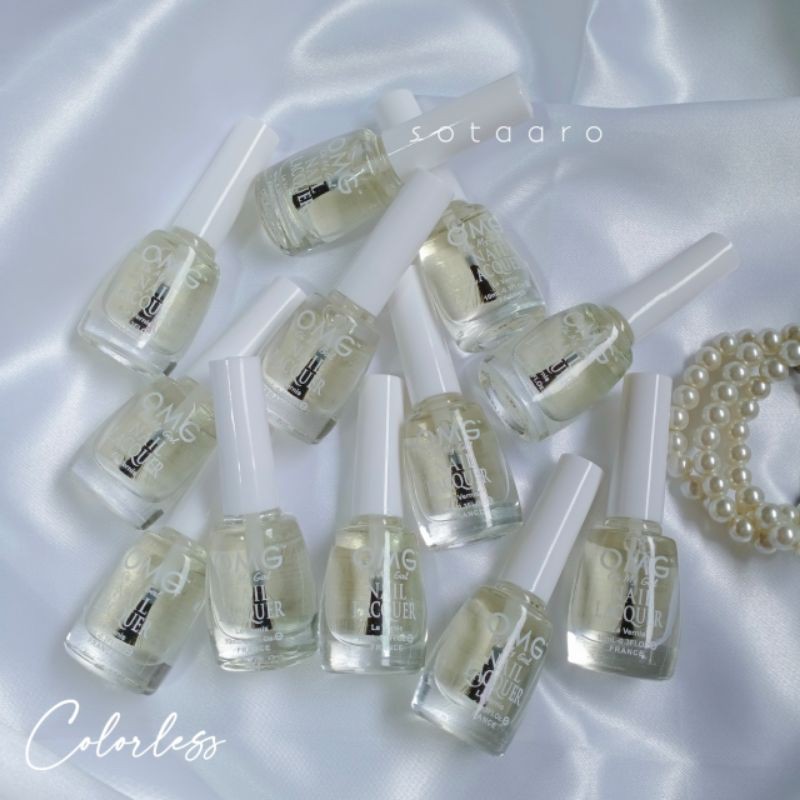 Colorless OMG Nail Polish Lacquer Collection by Sotaaro Shopee