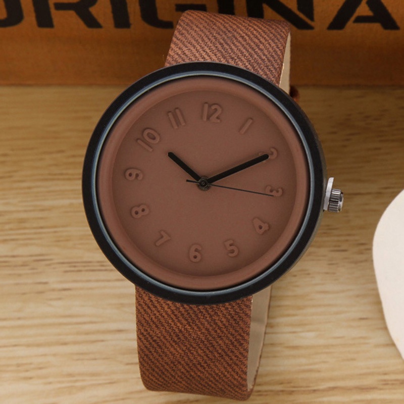 Three-dimensional digital scale watch fashion student Korean canvas ...