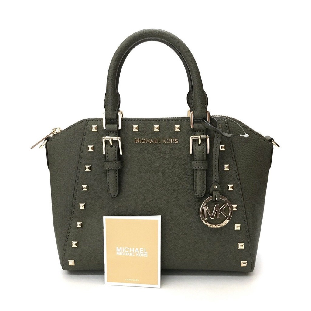 Michael kors ciara 2025 studded medium messenger