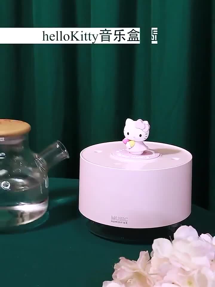 Hello Kitty Lovely Rotating Desktop Replenishment Spray USB Charging ...