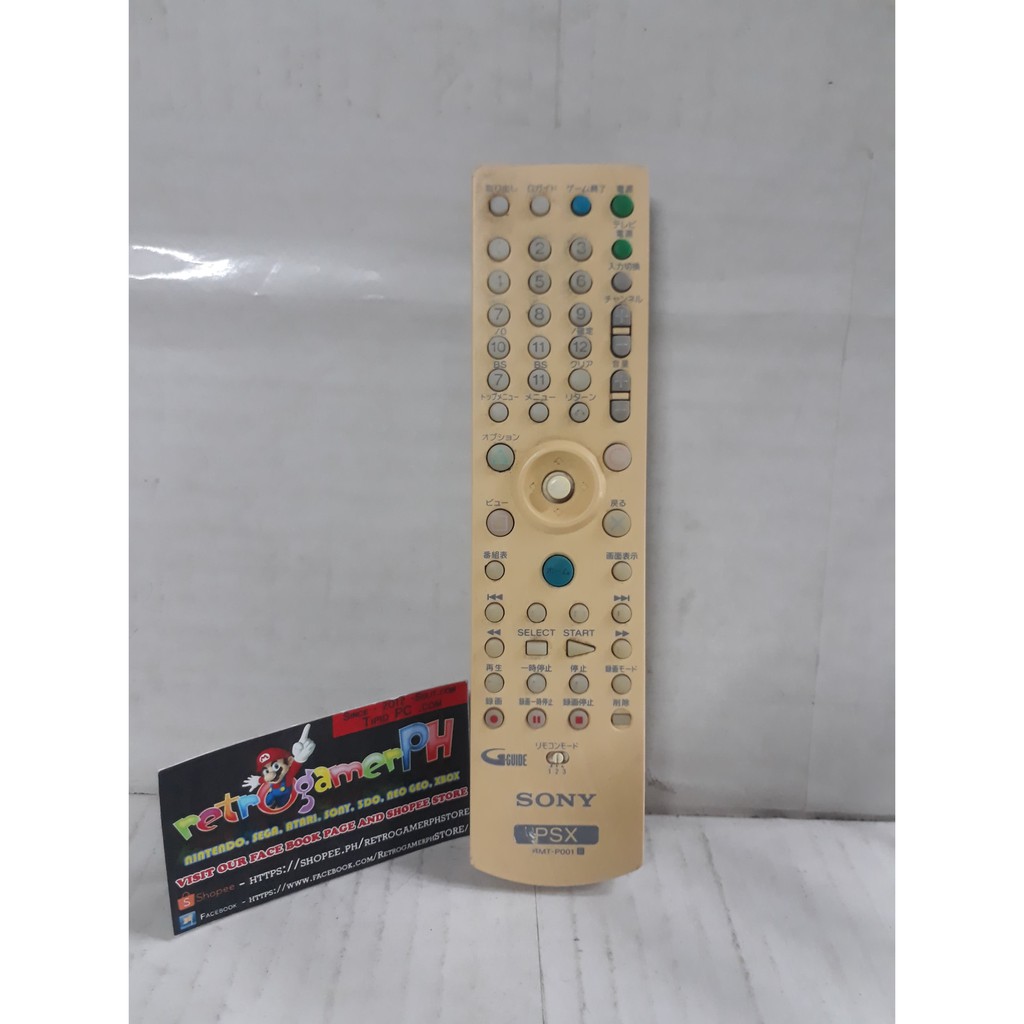 SONY PSX Remote Controller RMT-P002J Genuine Original JAPAN TESTED