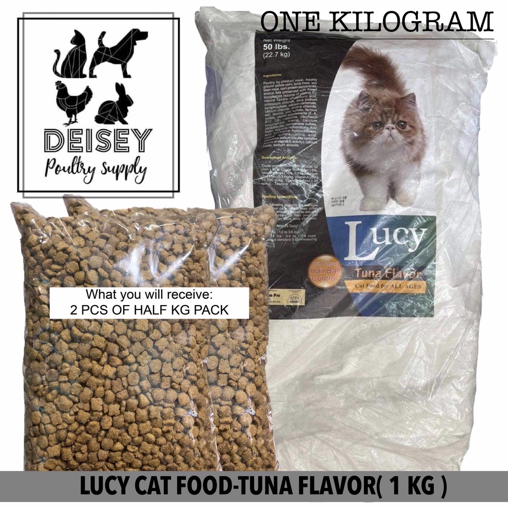 LUCY CAT FOOD FOR ALL LIFE STAGES TUNA FLAVOR (1 KILOGRAM) Shopee