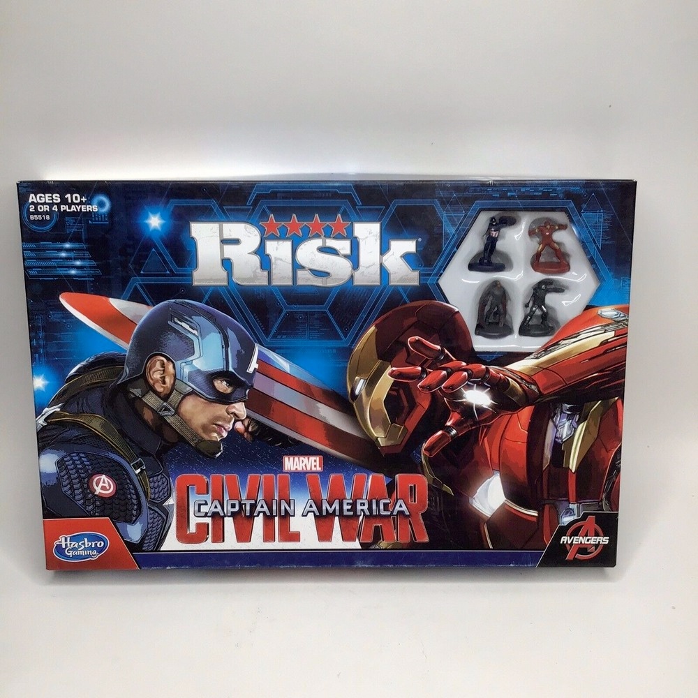 Risk Captain America Civil War Edition Marvel Hasbro Board Game ...