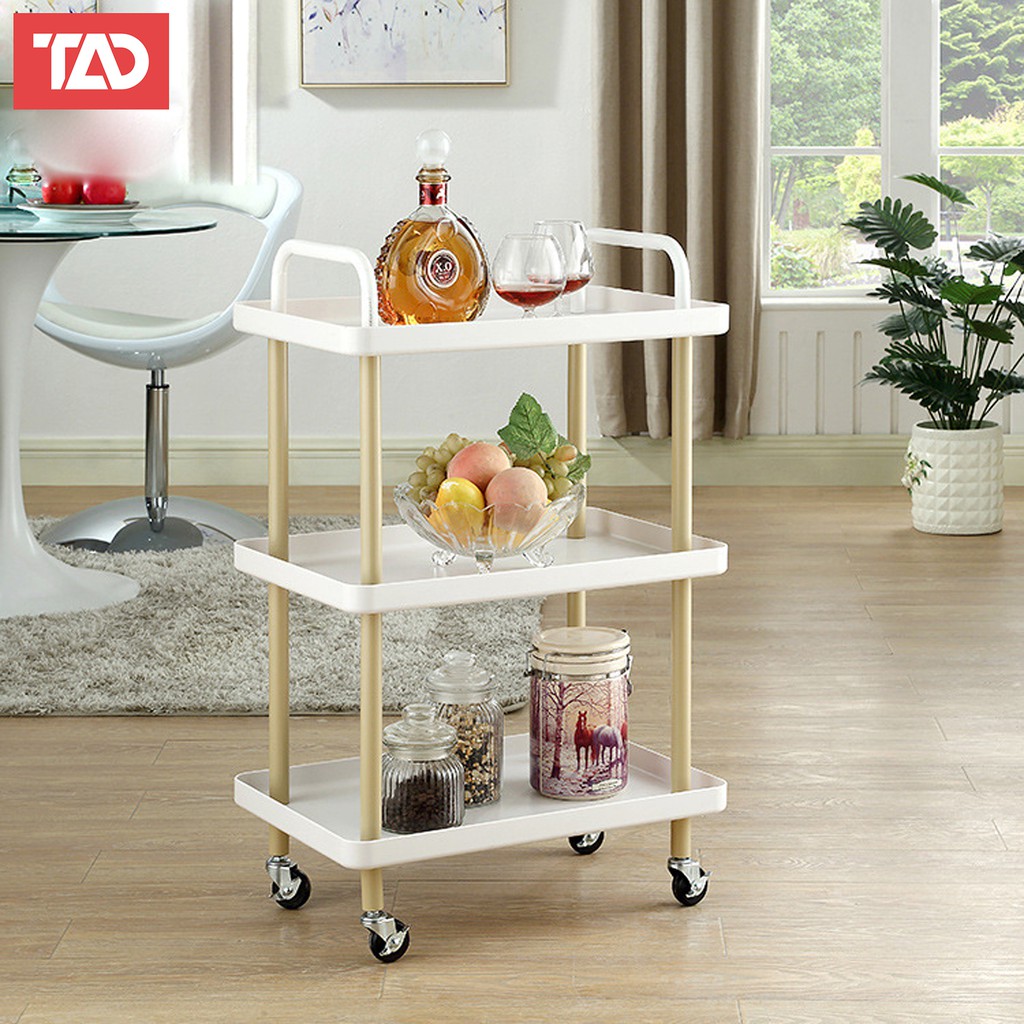 TAD0117 Kitchen Trolley Storage Rack Organizer for Living Room | Shopee ...