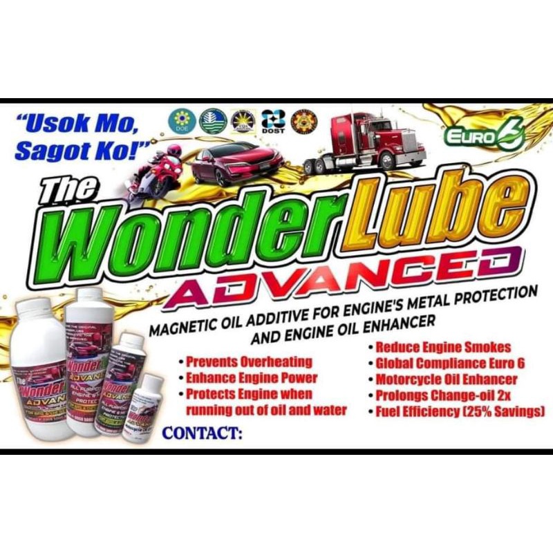 C!yWonderlube ADVANCED Allpurpose Engine oil Additives. Shopee