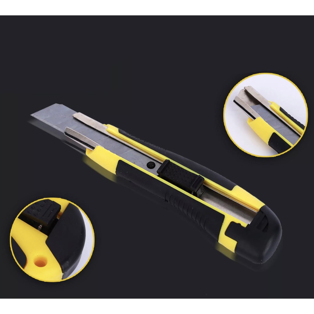 Cutter Set With Extra Blade Free Cutter Blades (3pcs) Stationery And ...
