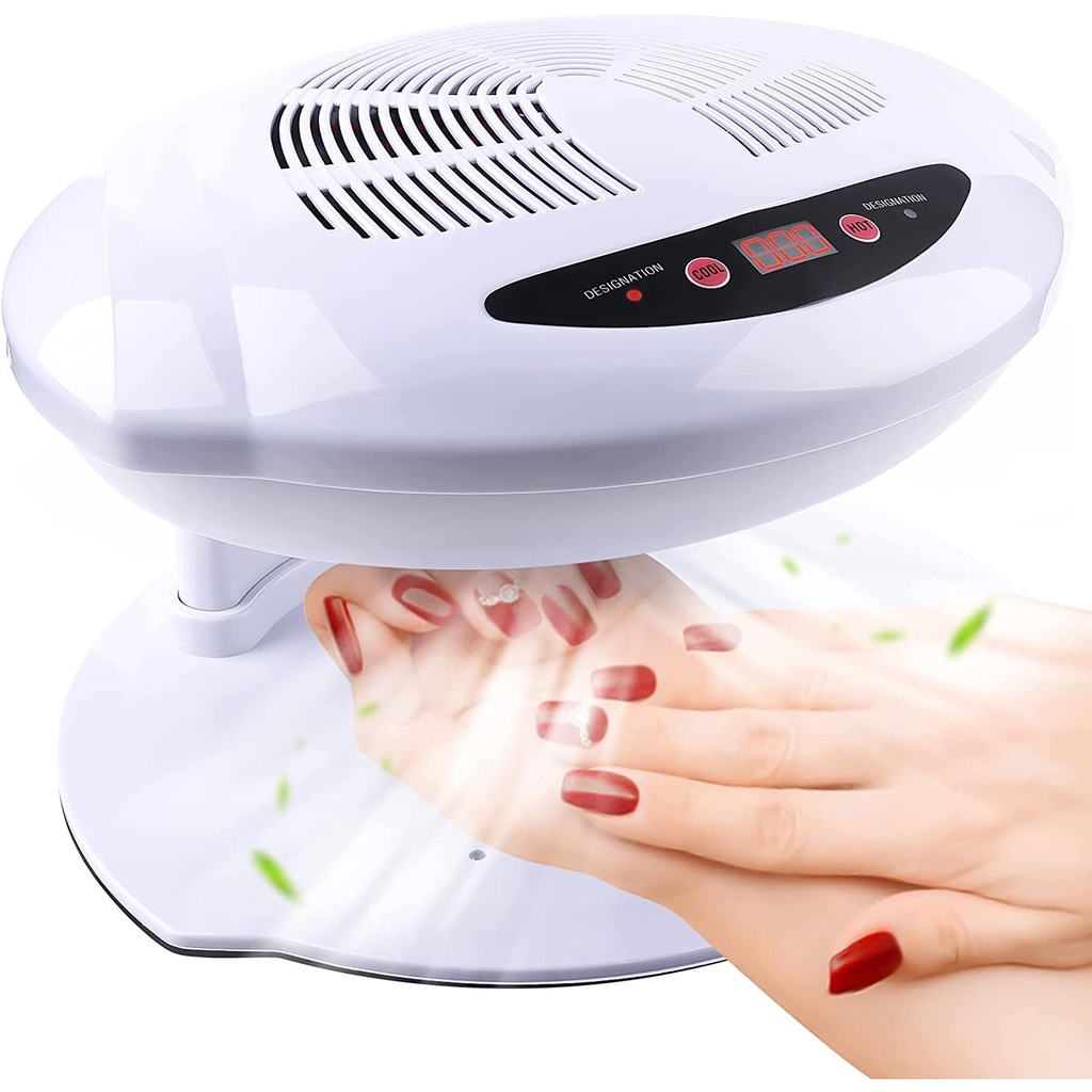Air Nail Dryer Kalolary 400W Air Nail Fan Blow Dryer for Nail Polish