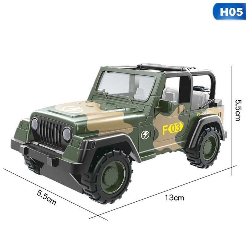 [4U] Model Military Camo Army Car Truck Tank Helicopter Model Toy ...
