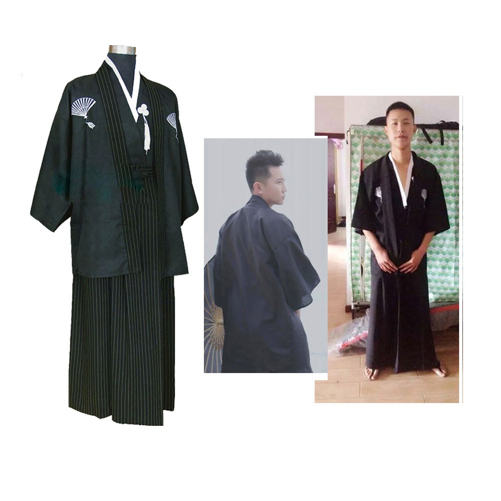 Men Traditional Japanese Kimono Costume Improvement Traditional Photo ...