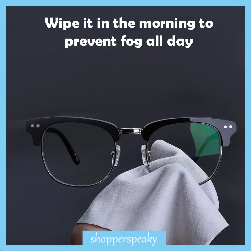 AntiFog Glasses Wipes/Suitable for Glasses Lenses Camera Lenses Car
