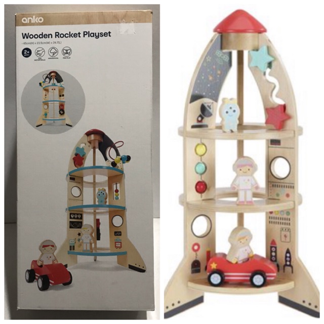 Wooden rocket sale ship kmart