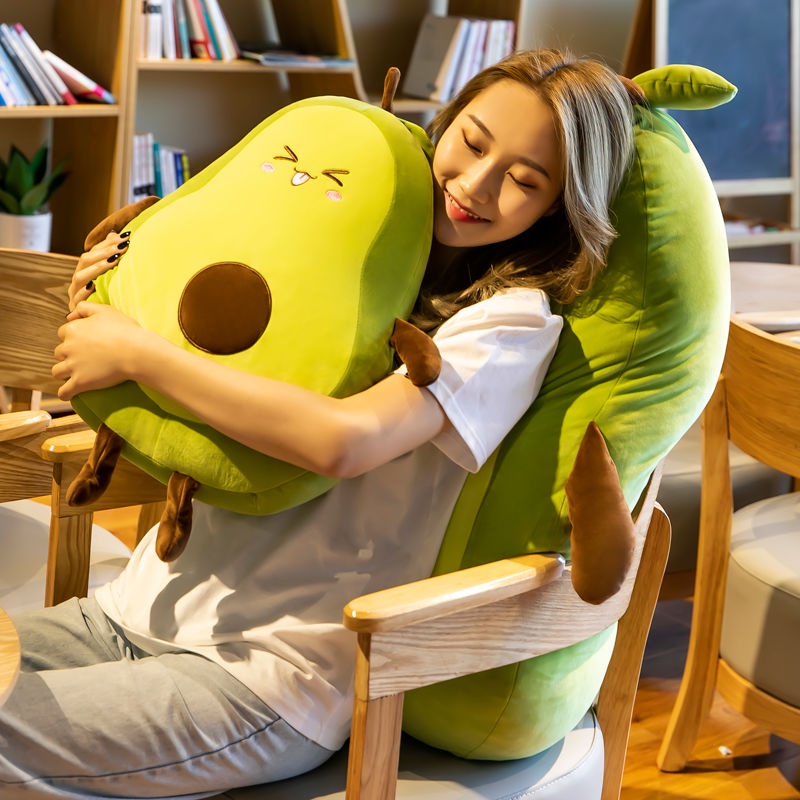 Cute Avocado Pillow Ragdoll Birthday Gift Girl Cushion Doll ins Large