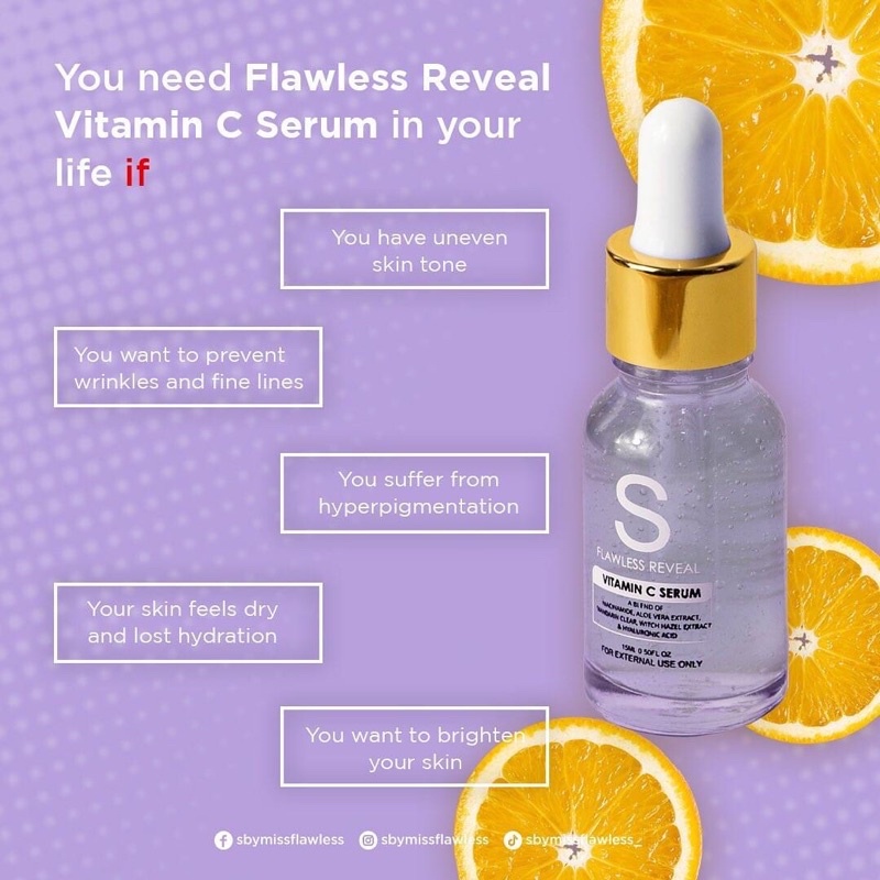 S By Miss Flawless Vitamin C Serum | Shopee Philippines