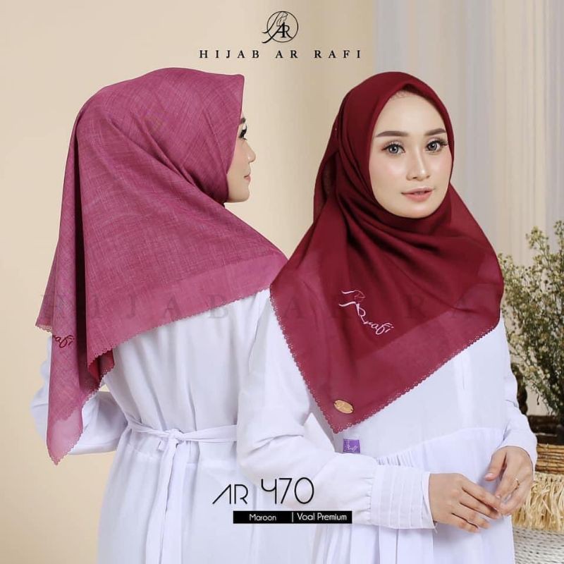 The Latest AR RAFI HIJAB Quarter Ar470 Code/Two Color Quarter/Return ...