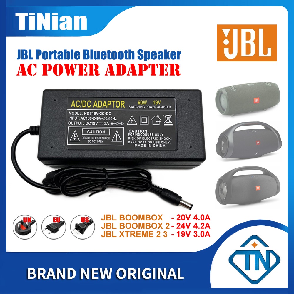 19V 3A 20V 4A 24V 4.2A AC/DC Adapter Charger for JBL Boombox 2 Xtreme 2