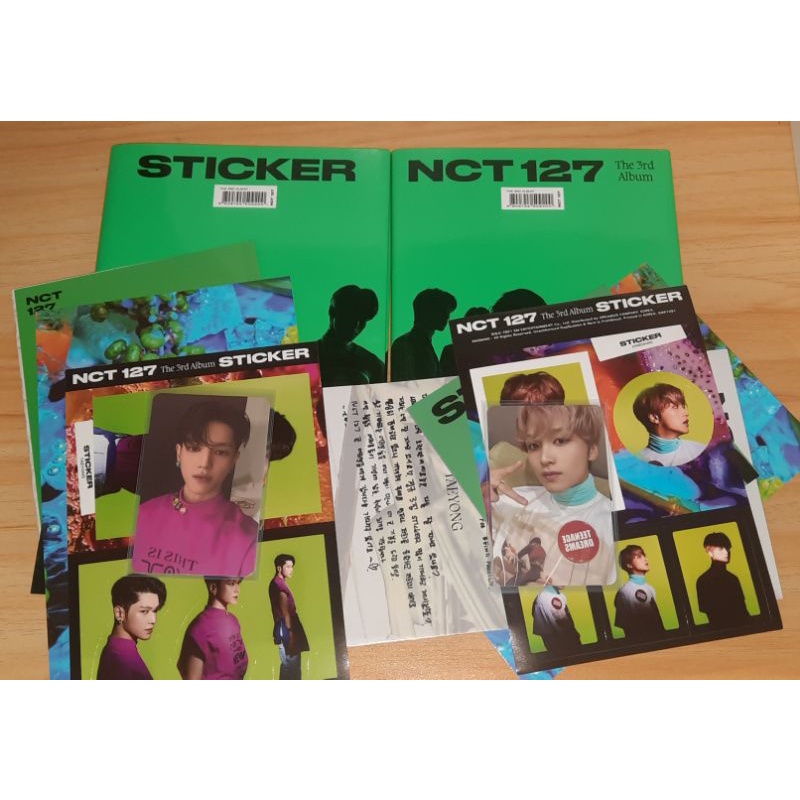 NCT 127 Sticker Sticky Both Versions Unsealed but Complete Inclusions ...