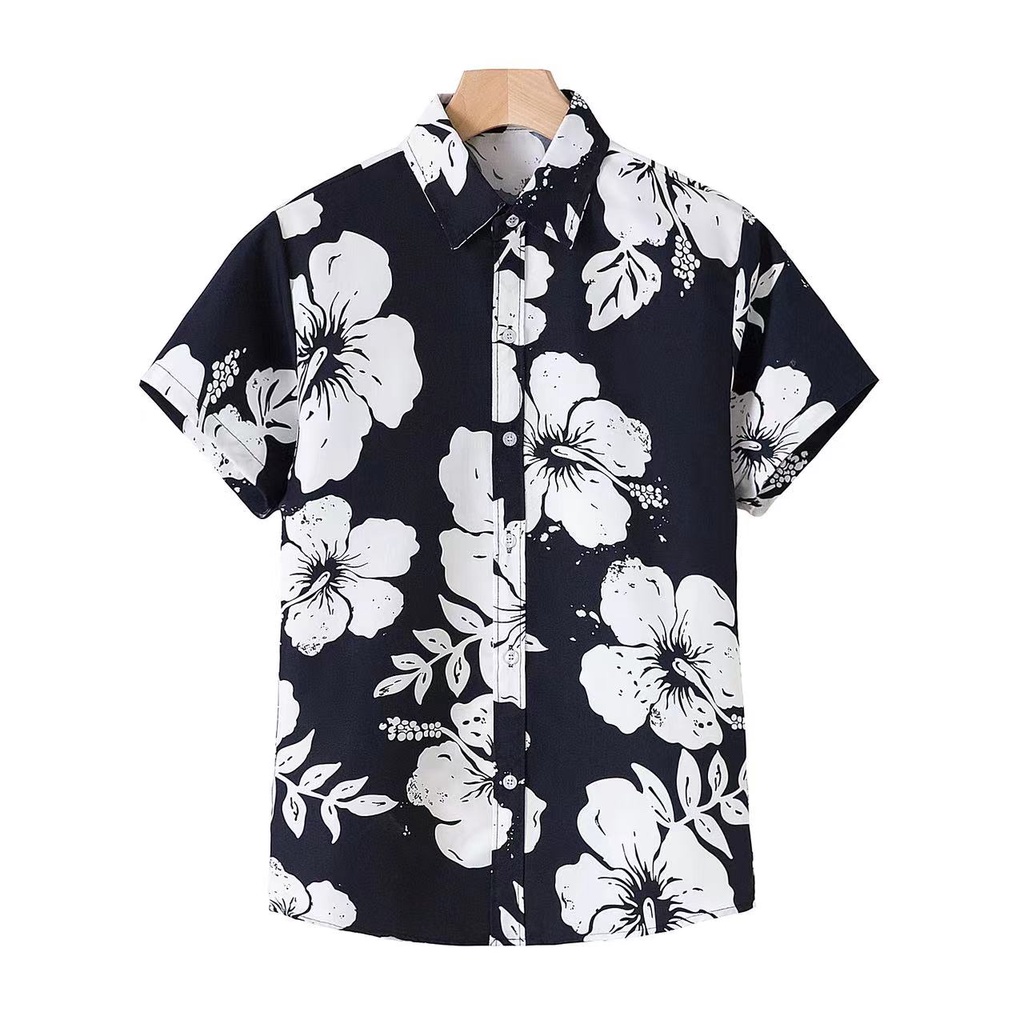 Fashion Summer Floral Hawaiian Polo New Desgin 