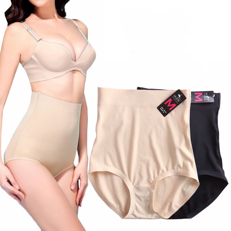 Highquality Seamless ice silk toning body underwear Panty Girdle high waist  panty for women
