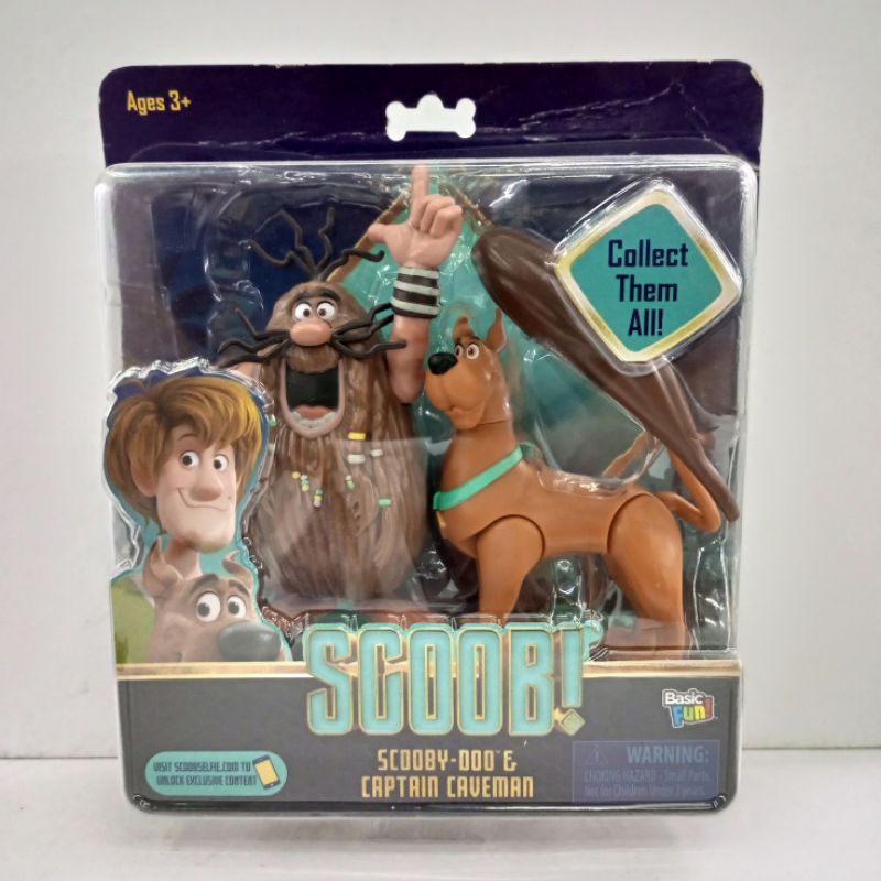 Scoob! Movie Scooby Doo & Captain Caveman Figure 2-Pack by Basic Fun ...