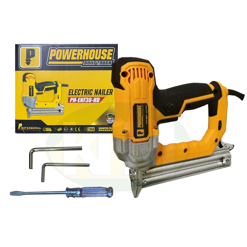 Powerhouse PHENF30HD Electric Brad Nail Gun / Nailer 30mm Shopee