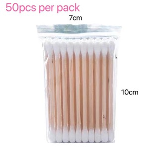 ED shop Disposable Cotton Swabs bands Swabs Thin BudsEars Clean Spiral  Sticks Double-head Newborn