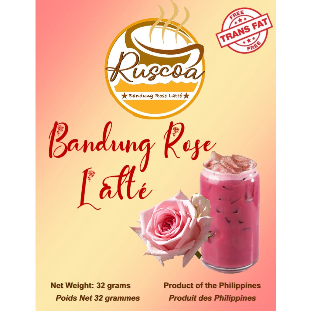 RUSCOA BANDUNG ROSE LATTÉ - BEST SELLER (POPULAR MALAYSIAN ROSE MILK ...