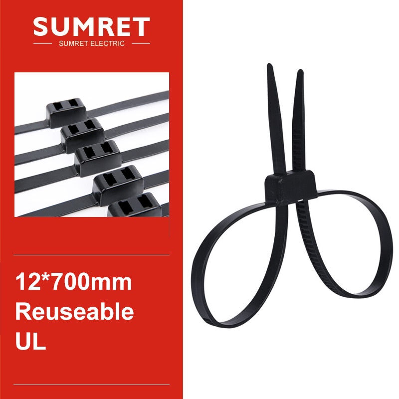 plastic handcuffs Nylon Cable Ties Double Flex Cuff Disposable zip tie