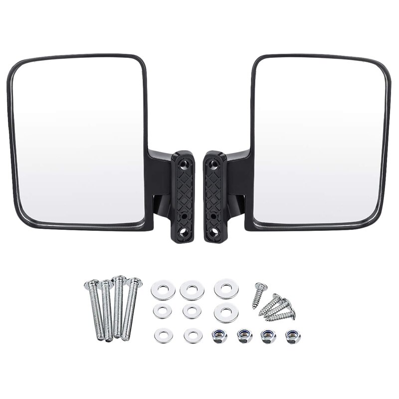 Golf Cart Mirrors Universal Folding Side View Mirror For Golf Carts