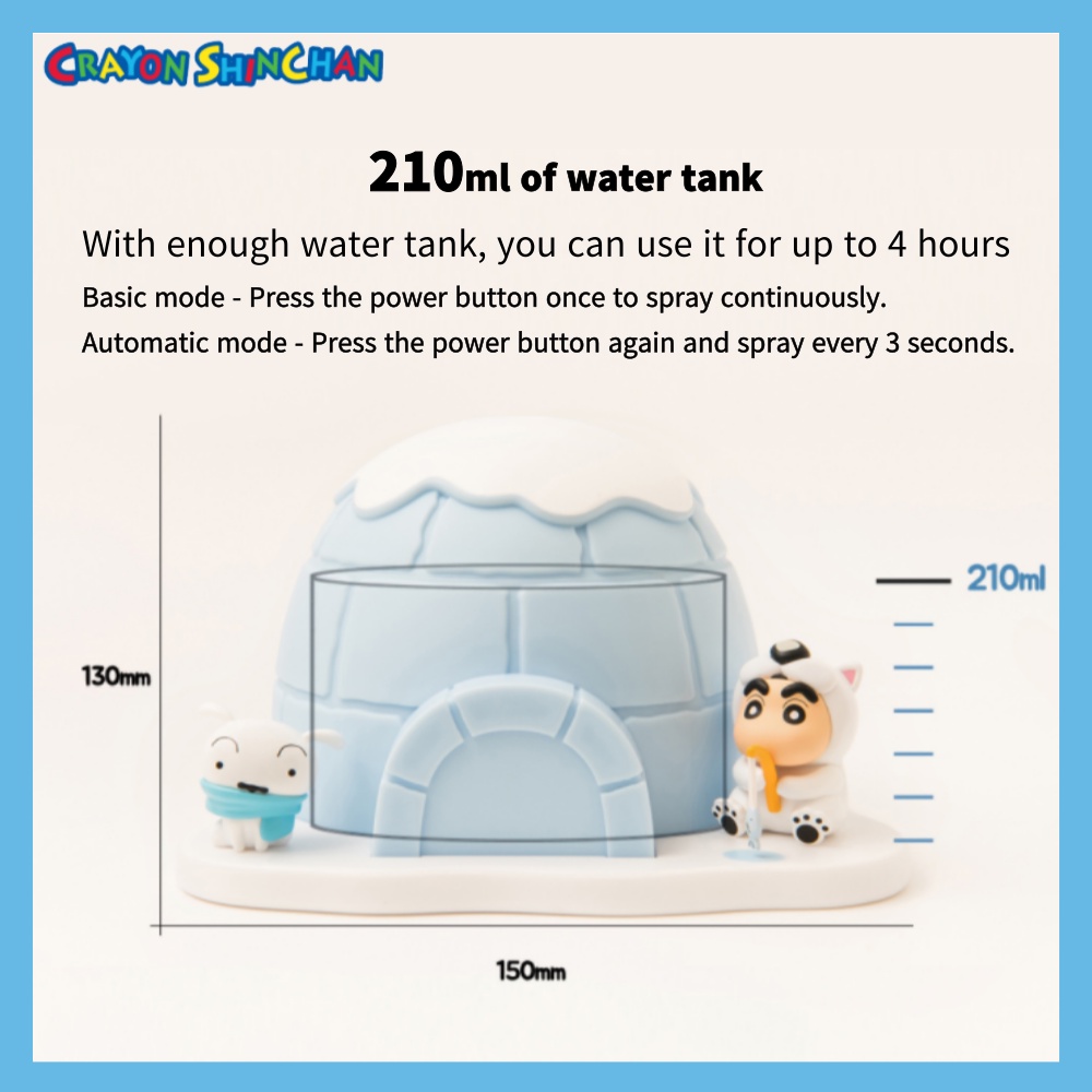 [Crayon Shin Chan] Figure Humidifier & Filter(6P) & Igloo Humidifier ...