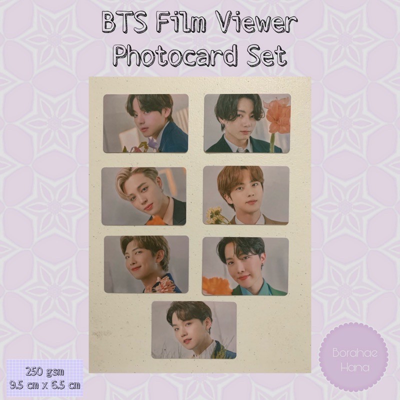 BTS Film Viewer Photocard Set | Shopee Philippines