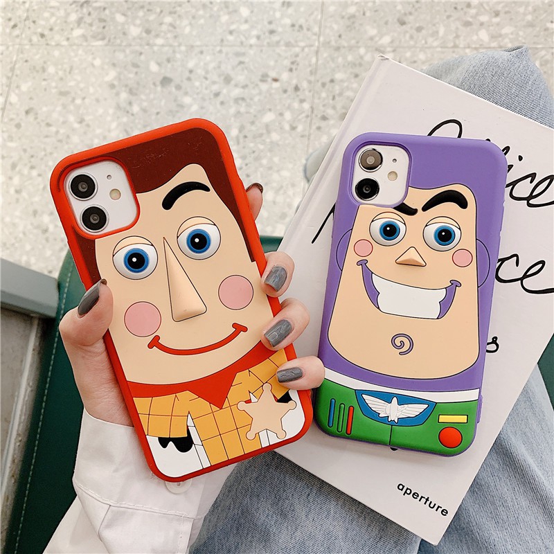 Buzz Lightyear Cartoon Silicone Phone Case For iphone 11 pro max x xs max xr 7 8 6 6s plus Soft silicon rubber back cover