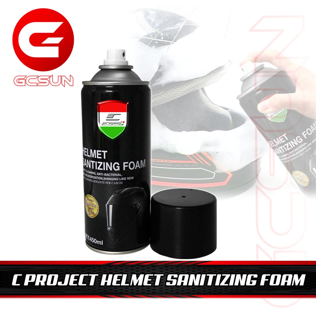 CPROJECT HELMET SANITIZING FOAM DISINFECTING SPRAY GCSUN Shopee