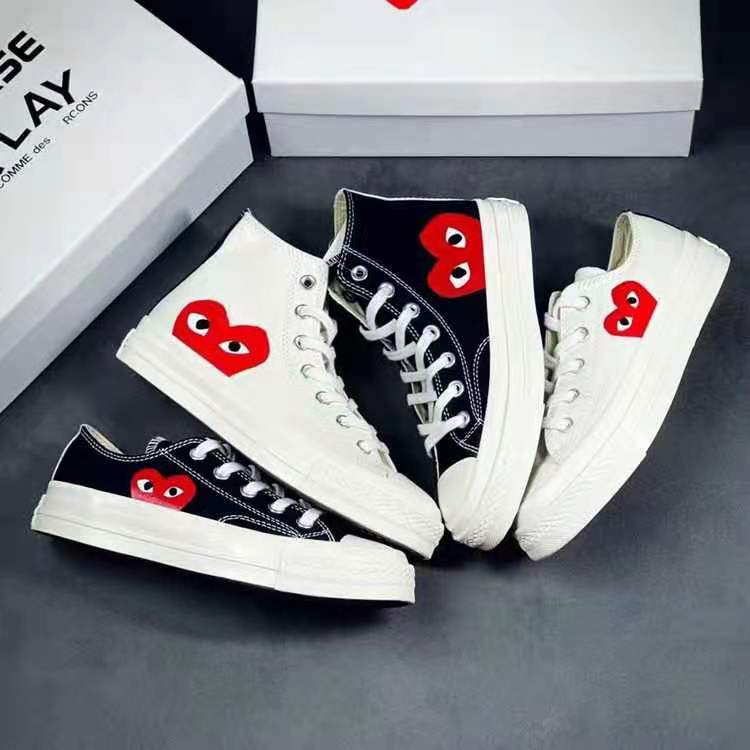 Converse with 2025 heart emoji