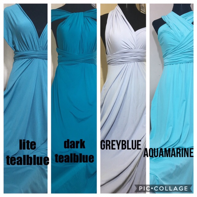 Aquamarine 2024 infinity dress