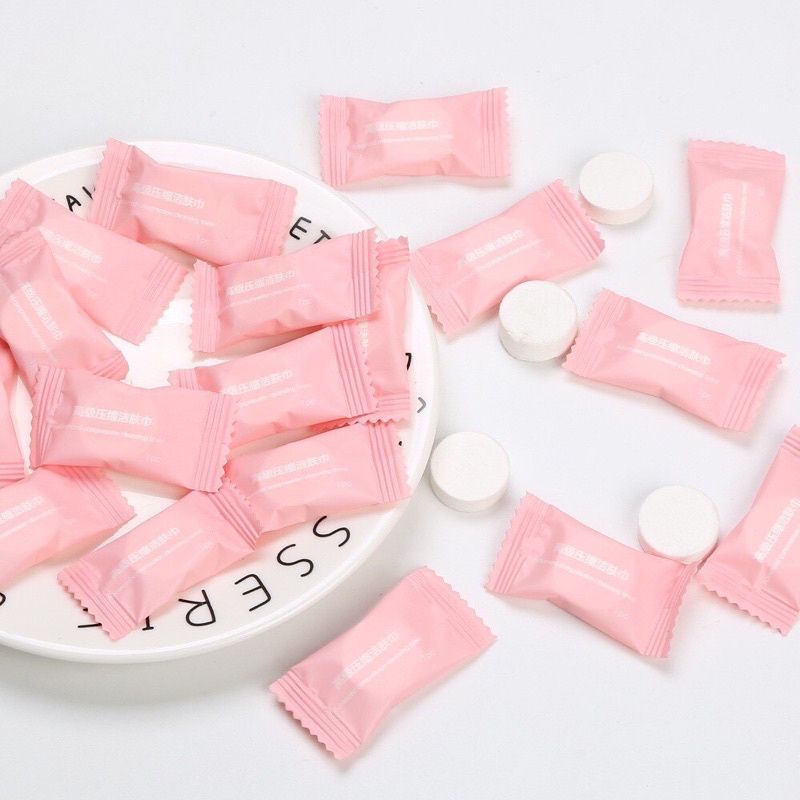 Combo of 100 candy compressed tissues | Shopee Philippines