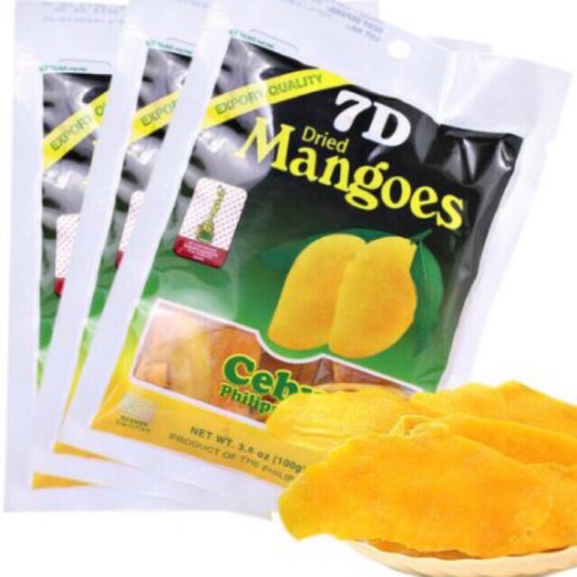 7d Dried Mangoes 100g And 200g Shopee Philippines