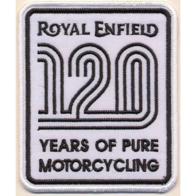 Royal Enfield 120 YEARS OF PURE MOTORCYCLING sewon decorative