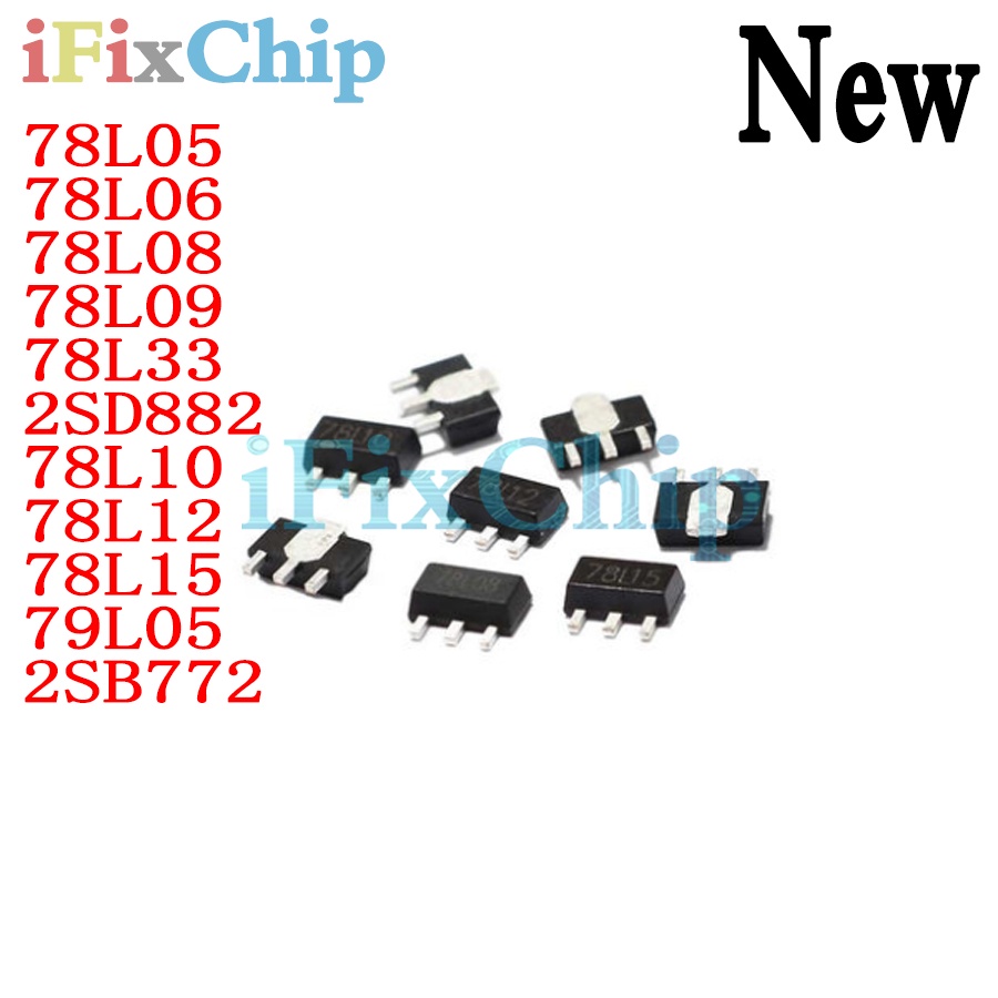 20件 78L05 SOT89 SOT SMD SOT-89 Triode 78L06 78L08 78L09 78L10 78L12 ...