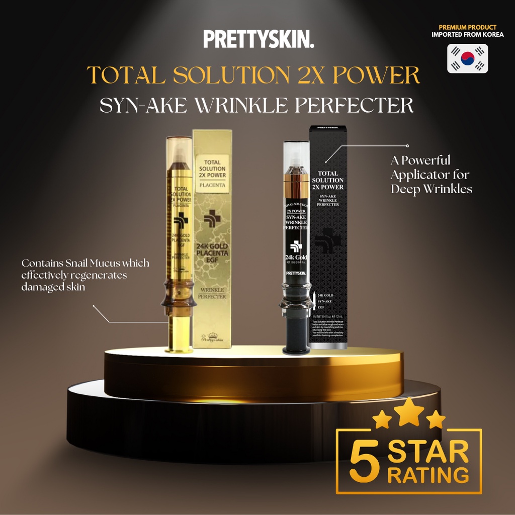 Pretty Skin Korea - Total Solution 2x Power Syn-Ake Wrinkle Perfecter