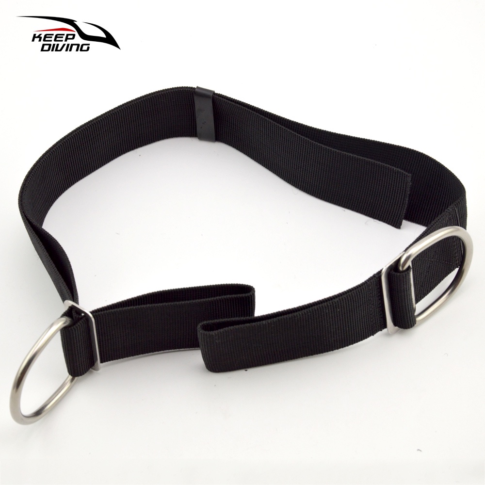 WIIYENA Scuba Diving Crotch Strap, 1/1.5/2inch With D Ring Diving Backplate Crotch Strap Flexible And Comfortable For Bcd Belt Side Mount(1.5inch