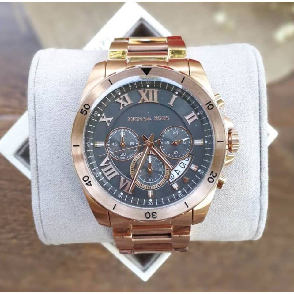 Michael kors best sale brecken rose gold