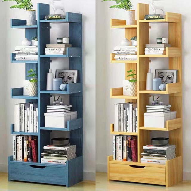 Book Shelf Rack Floor Shelf Student Floor Bookshelf Space-saving ...