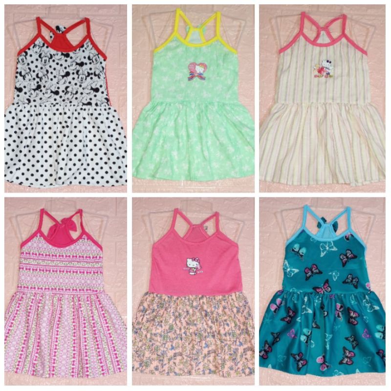 Cute Pambahay Bestida for girls 1-2 yrs old | Shopee Philippines
