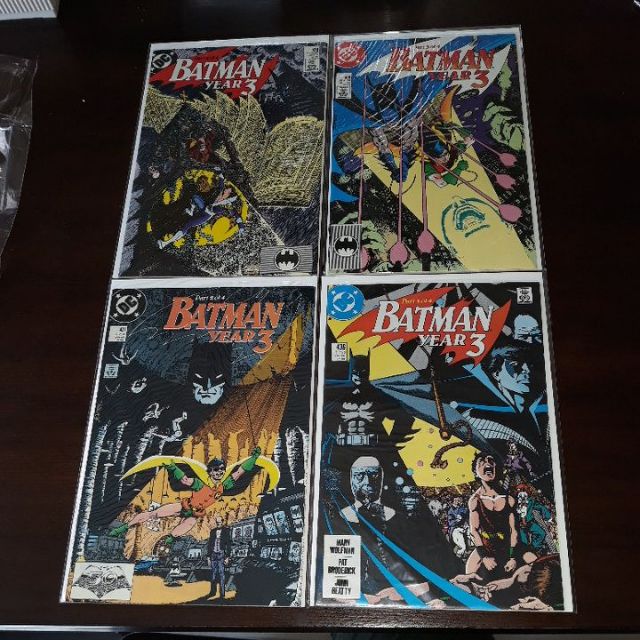 Batman Year 3 436-440 Complete Set 1 of 4 DC Comic Book Printed 1989 ...