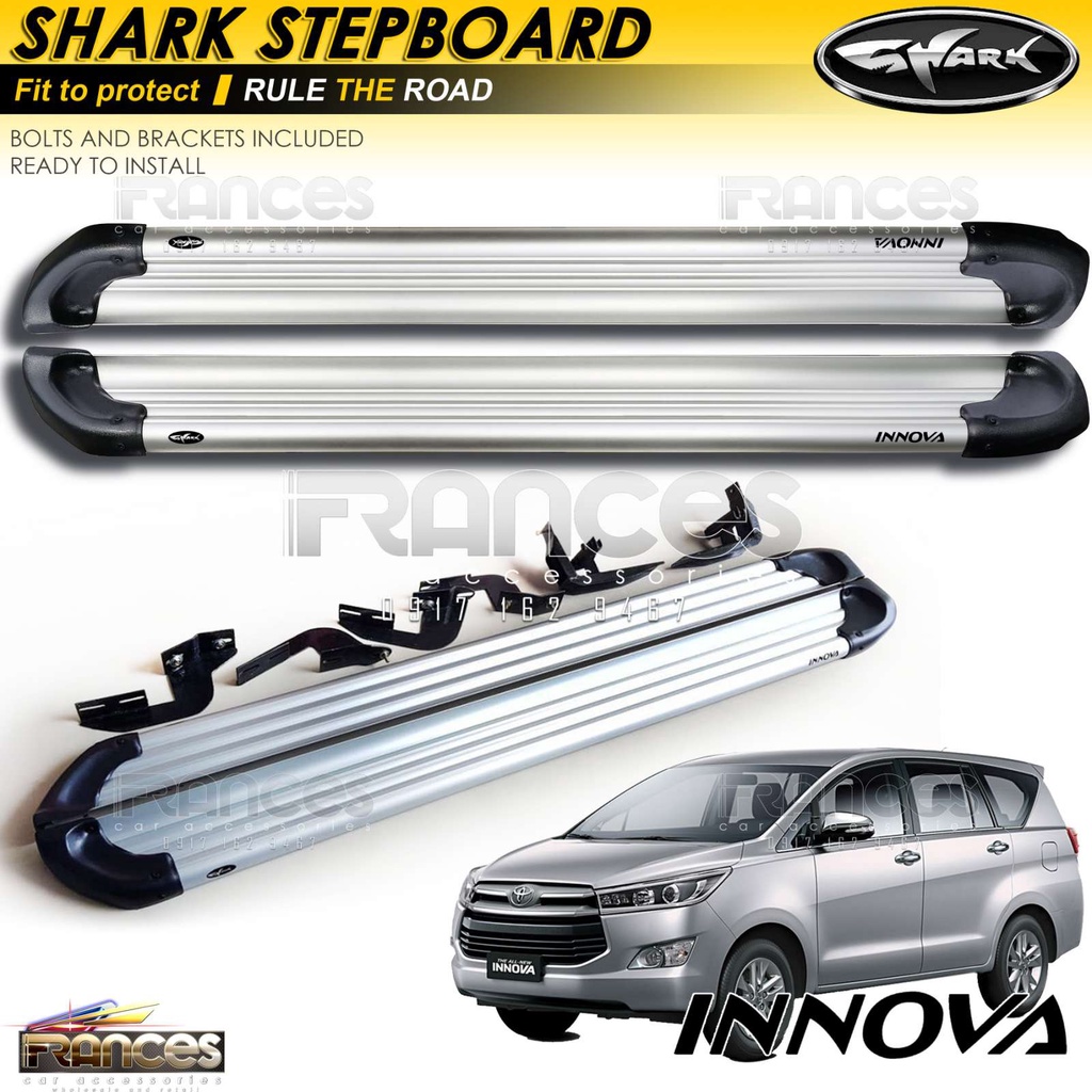 INNOVA J E G 2016 2025 SHARK BRAND HARD ALLUMINUM STEP BOARD STEPBOARD THAILAND MADE Shopee Philippines