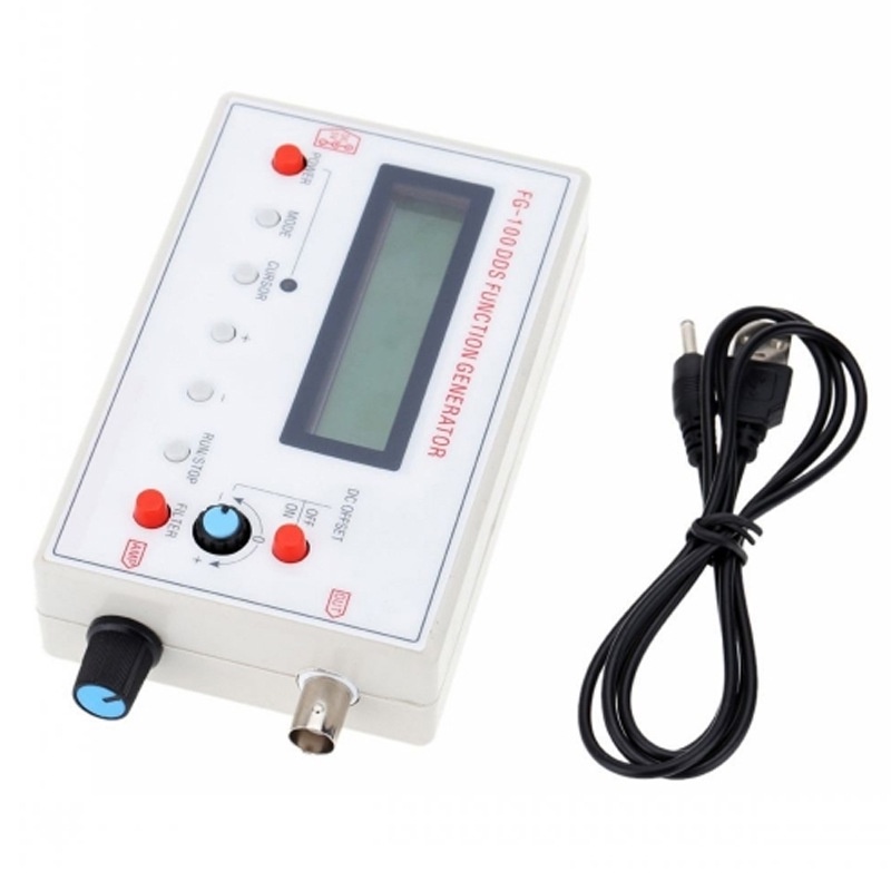 FG100 DDS Function Generator 1HZ500KHz Frequency Meter Sine+Square