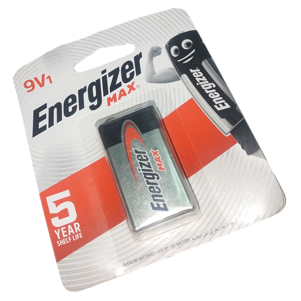 ORIGINAL ENERGIZER BATTERY 9V SEALED AND ORIGINAL ENERGIZER MAX 9V1 ...