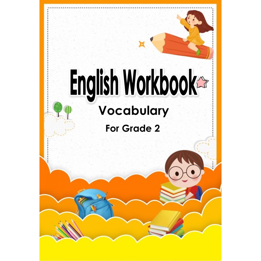 GRADE 2 ENGLISH WORKBOOK (Vocabulary 52 PAGES) | Shopee Philippines