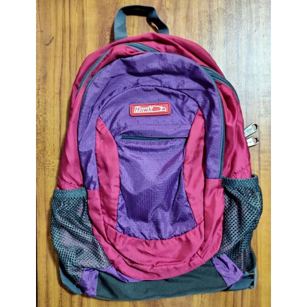 Hawk bag pink top violet